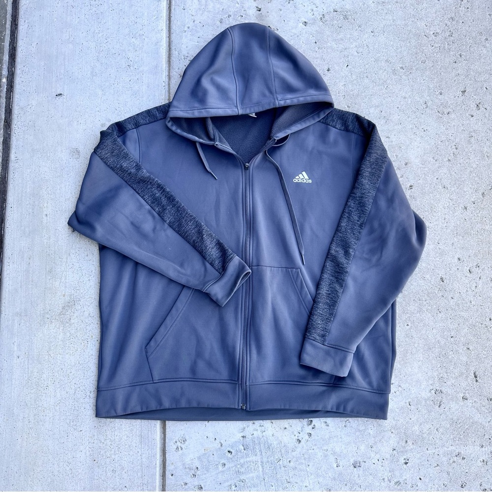 Men’s ADIDAS zip up hoodie 2XL - Picture 3 of 8